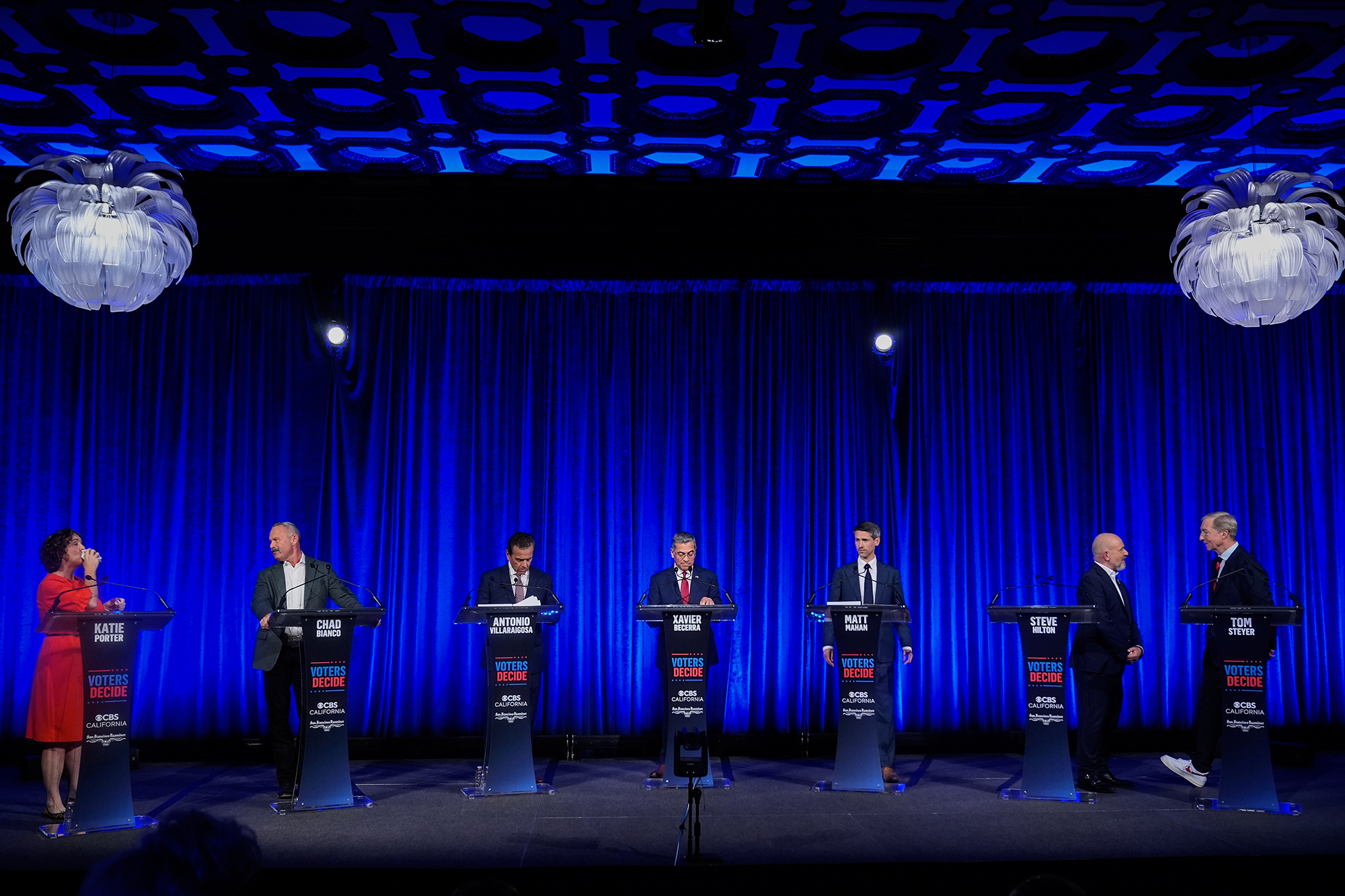 California governor debate: Rivals gang up on Democratic frontrunner Becerra